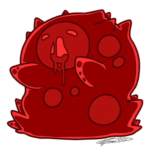 red slime monster