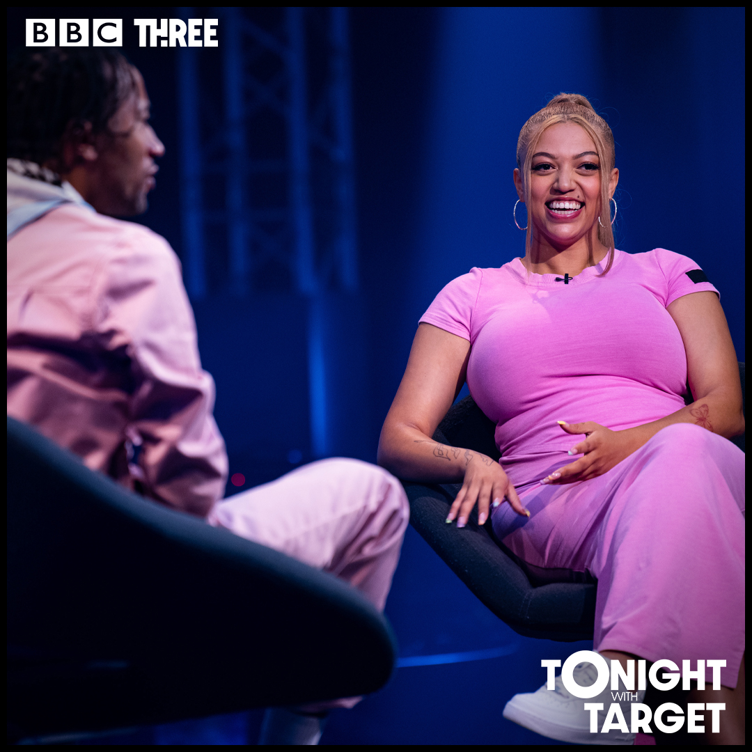 bbcthree's tweet photo. .@MsBanks
@mahalia
@HenrieVIII
@IvorianDoll_
 
Tonight With Target is giving girl power.

Episode 3 is available to watch from 17 Sep on BBC iPlayer. https://t.co/3EEjx9dip3