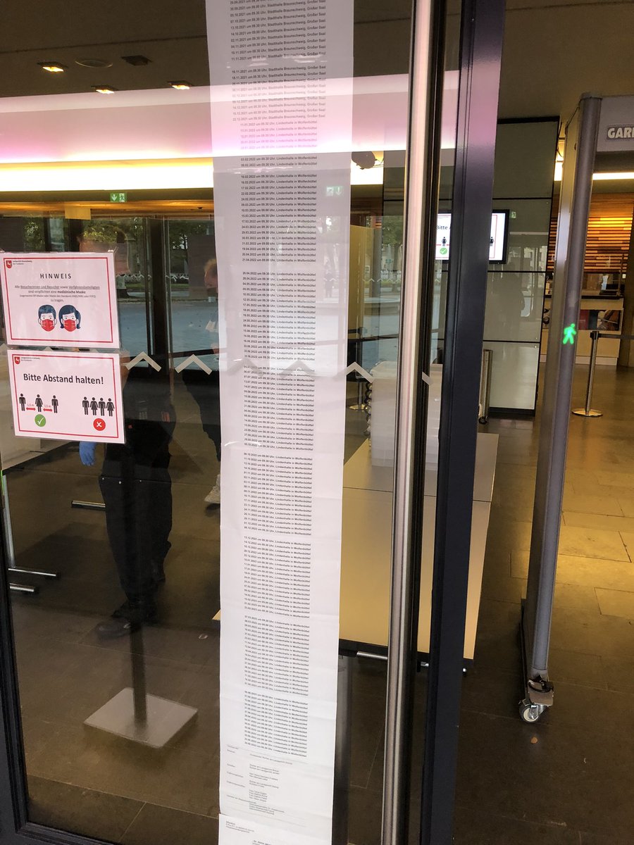 Ein bisschen was zu tun fürs Landgericht Braunschweig: die (vorläufige!) Terminliste im Diesel-Betrugsprozess gegen frühere Führungskräfte von VW #dpareporter