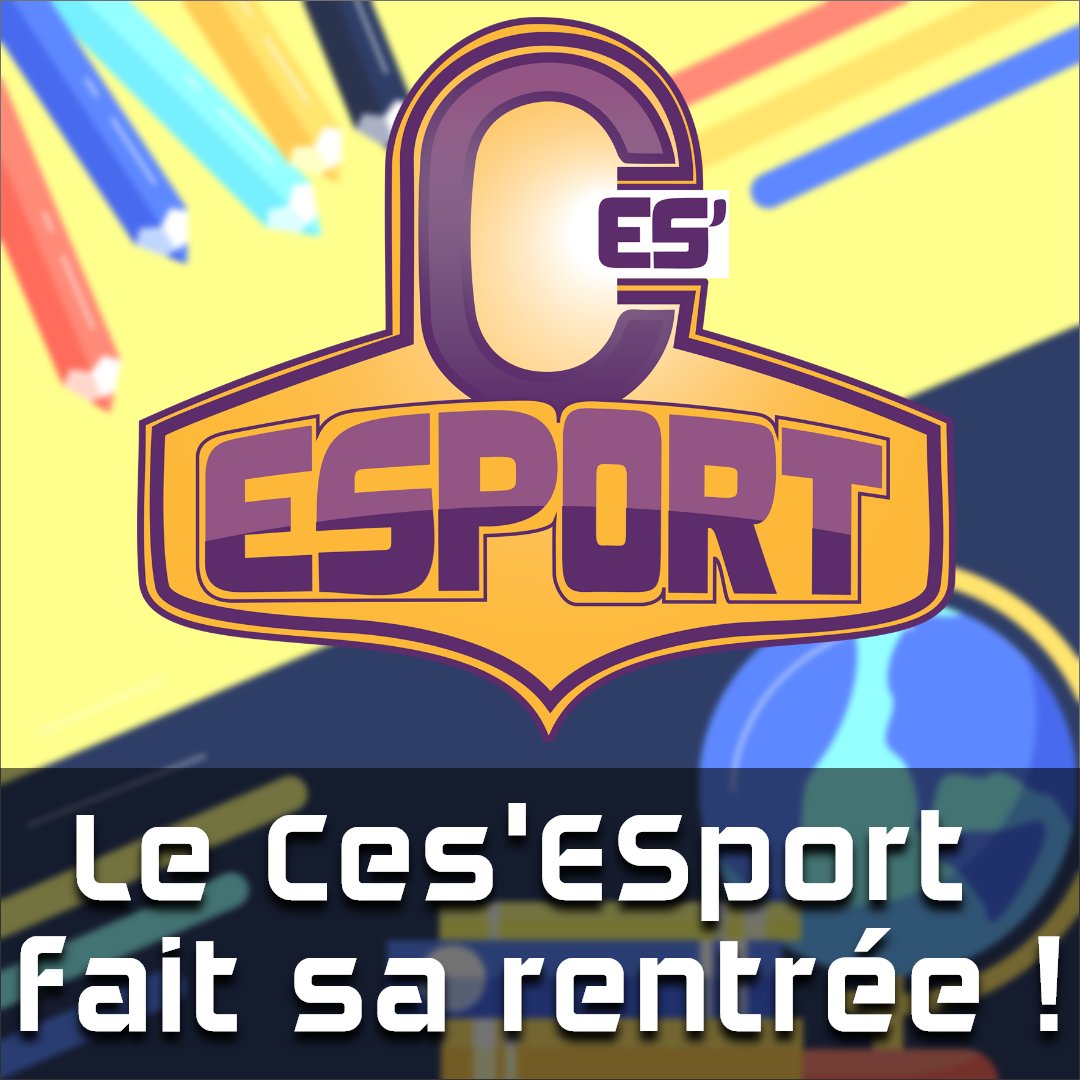 Le Ces’Esport fait sa rentrée!

On sait qu’on vous a beaucoup manqué mais ne vous inquiétez pas ! On est de retour et on vous a prévu plein d’événements cette année dont un qui arrive très bientôt 👀🔥

Restez à l'affût car on vous promet du très très lourd pour cette année 😁