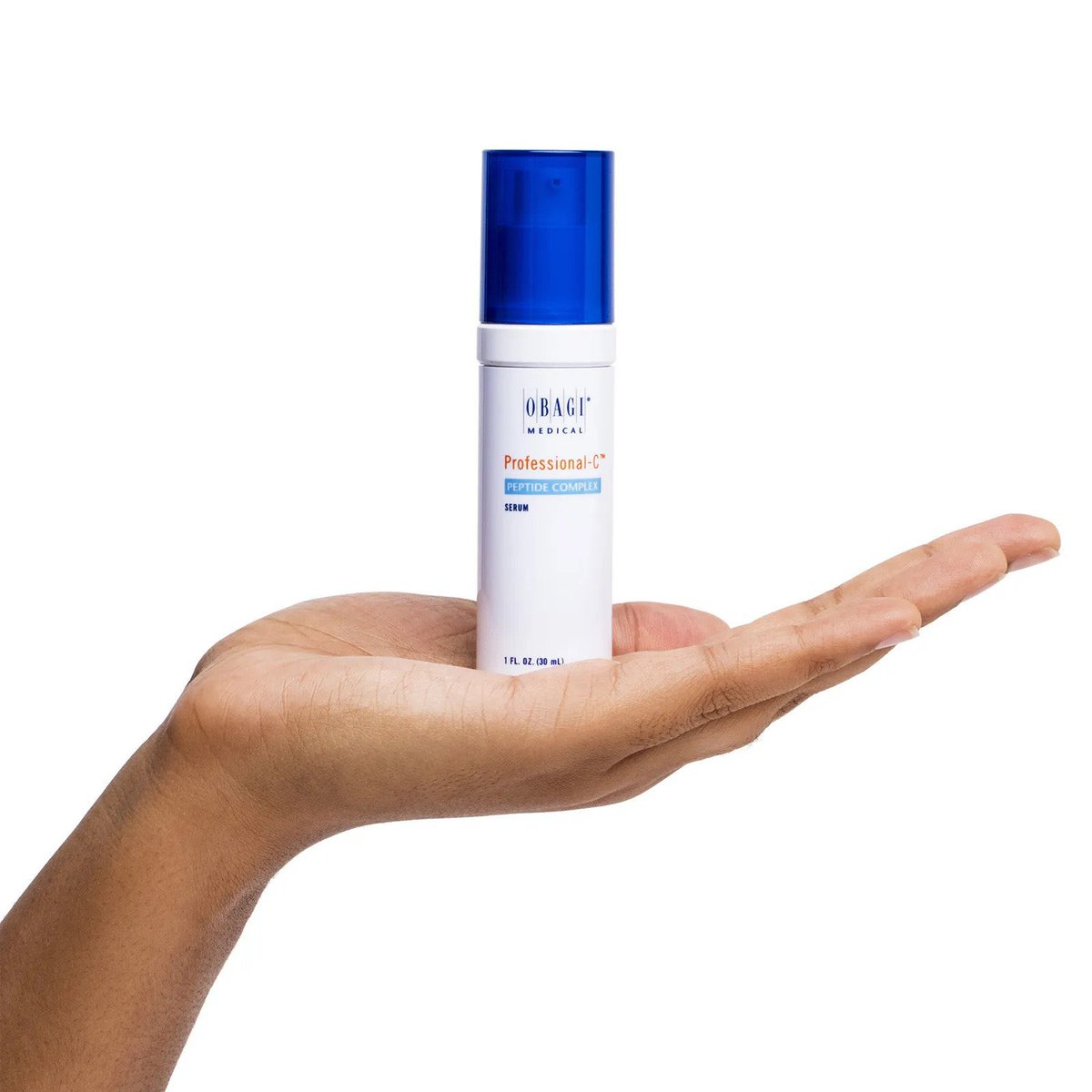 Obagi's tweet image. The Professional-C® Peptide Complex contains antioxidants, including Vitamin E, which help brighten the skin while defending against free radicals.
