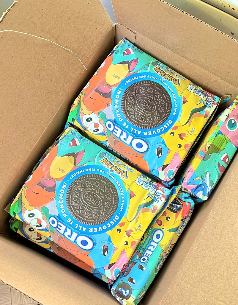 CentroPokemon's tweet photo. Ya están empezando a llegar las Oreo de Pokémon 🔥 https://t.co/xncUjEadjo