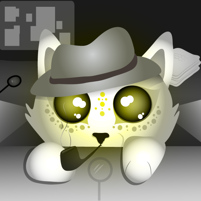 This little guy was found in an office pretending to be a detective. Great at finding lost cat toys. Will you be his new owner?🐱🔍

Adoption fee is 0.012 $ETH

Find him here:
opensea.io/assets/0x495f9…

#NFTs #nftcollector #NFT #NFTdrops #nftart #NFTartist #NFTcats #NFTCommunity