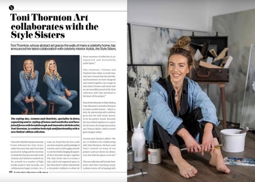laurarobinsonpr's tweet photo. In the latest edition of @YorkshireBusin2 the beautiful Toni Thornton talks about her recent collaboration with celebrity interior stylists #stylesisters. #thestyleedit #laurarobinsonpr https://t.co/Co6D2b1f22