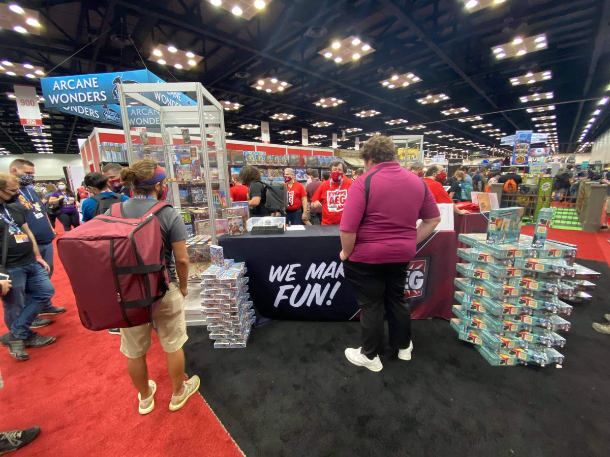 alderac's tweet photo. A great first day at #GenCon2021.

Come and get your next favorite boardgame at booth 903!

#wemakefun #boardgames https://t.co/DsN4dWBJ2c