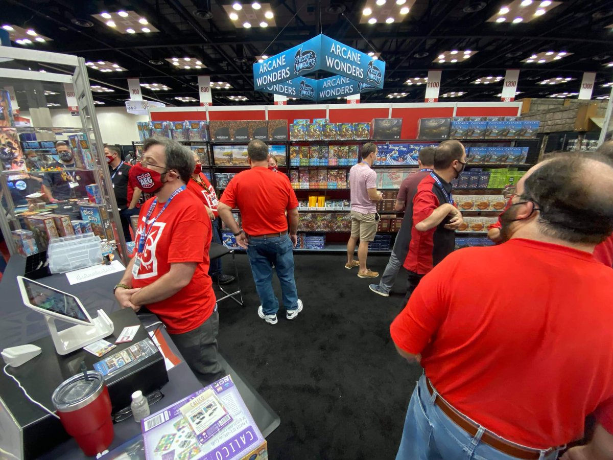 alderac's tweet photo. A great first day at #GenCon2021.

Come and get your next favorite boardgame at booth 903!

#wemakefun #boardgames https://t.co/DsN4dWBJ2c