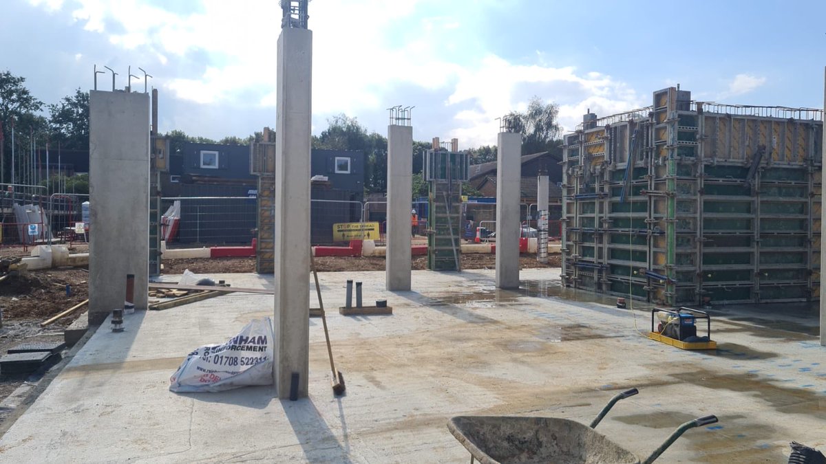 Works to first floor well underway at Bragbury site in Stevenage for ⁦<a href="/Hill_Group_UK/">Hill_Group_UK</a>⁩