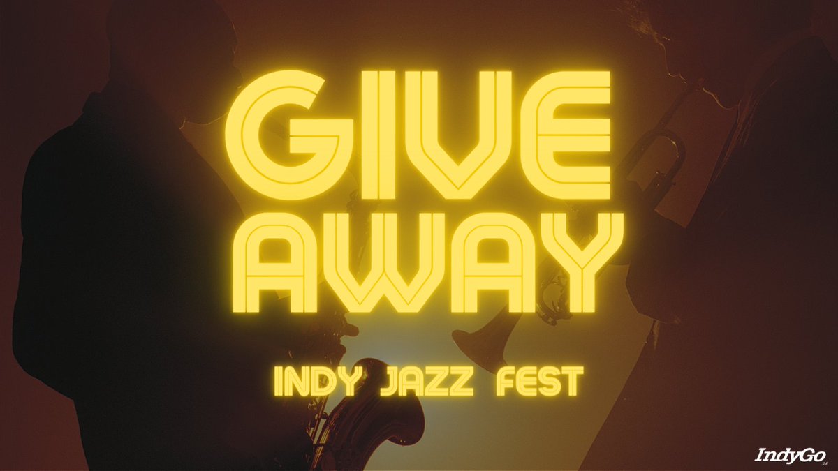 IndyGoBus's tweet photo. 🎇 GIVEAWAY 🎇 We’re giving away 5 pairs of tickets to @indyjazzfest happening this Saturday and Sunday! Here’s how to enter:  
1️⃣ Like this post.  
2️⃣ Reply and tag who you would bring with you to the Jazz Fest.  
3️⃣ Follow @IndyGoAlerts https://t.co/aVxSZfWyhV