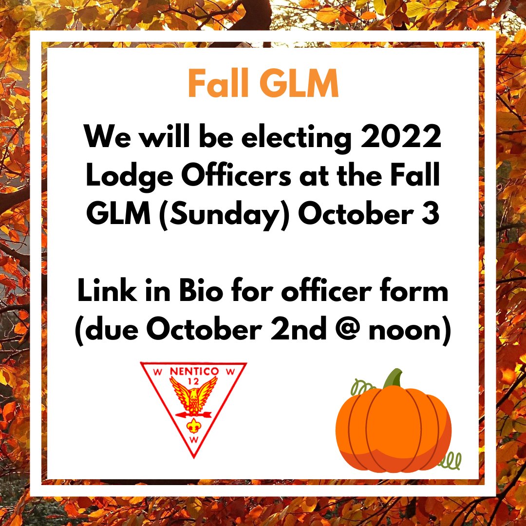 oanentico's tweet photo. Come out to Broad Creek for our Fall Fellowship on October 1-3! Sign up now, link in bio. Members inducted in 2020-2021 go for FREE! https://t.co/ksHPFCu5jm