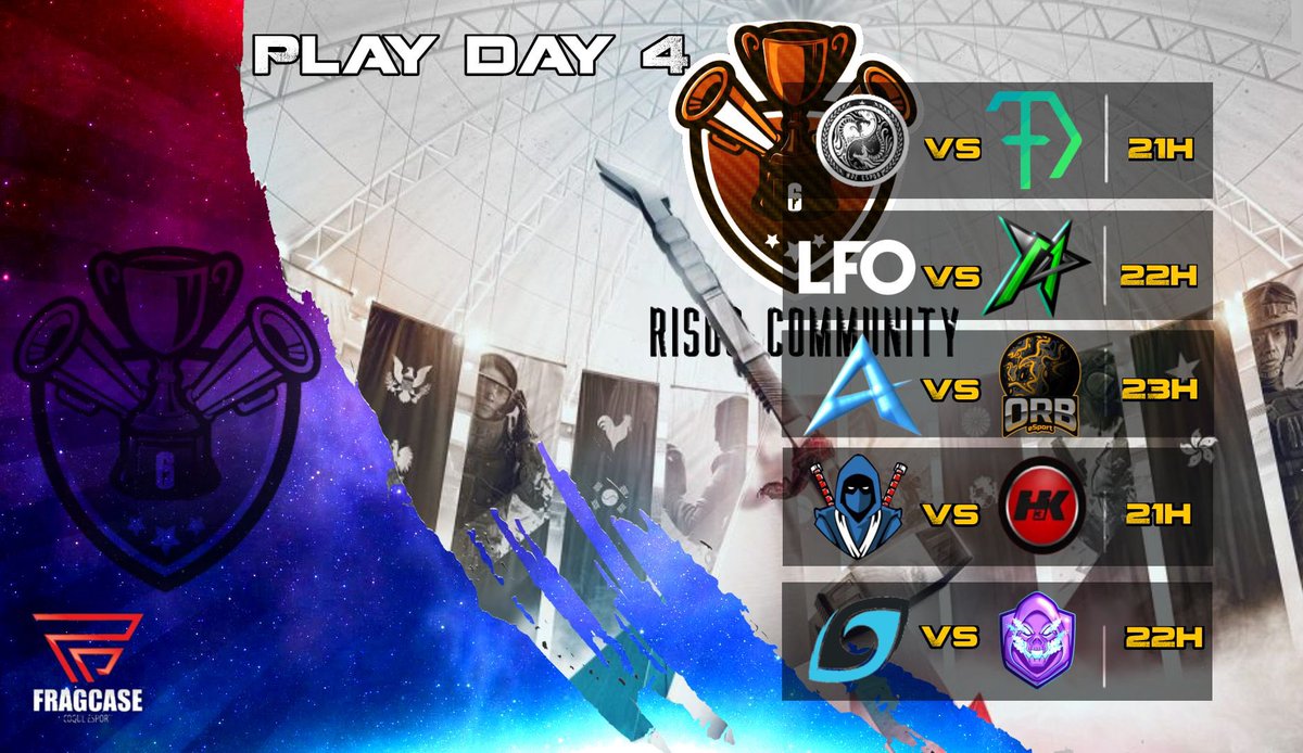 Demain aura lieu la 4eme journée de notre compétition!! 
N’hésitez pas à venir soutenir l’équipe ou les équipes de votre choix sur les chaîne twitch: 

twitch.tv/pock_sh

twitch.tv/egobyy