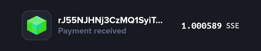 Krypto4Yabb's tweet photo. Got +1.00059 #SSE
Thank You! #StrategyEngine @_Bear_Bull #XummCommunity #Airdrop https://t.co/4vlUYPzMFn