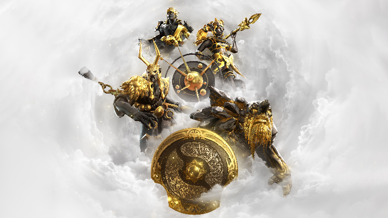 DOTA2's tweet image. The International Approaches: Ticket Sales, Free Compendium, and a Spectator HUD Update. dota2.com/newsentry/4941…