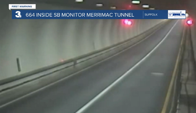 WTKR3's tweet photo. #Traffic alert: Crash at entrance to #MMMBT causes backups on I-664 S in Newport News; Expect backups to Roanoake Ave. https://t.co/VjZkE9LTv9 @TedNoah https://t.co/Ux36jmjZVh