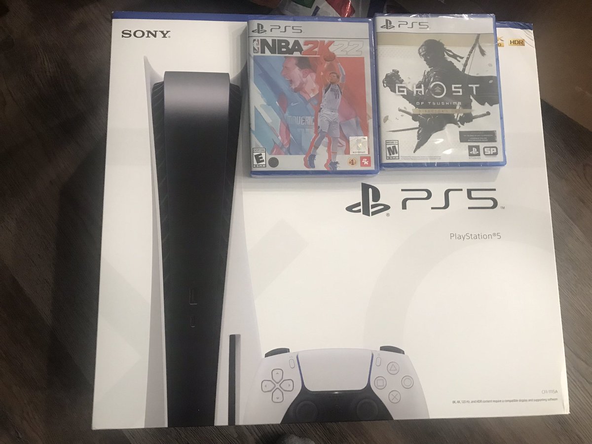 Adamentium's tweet photo. @PS5Hunter30 @PS5restocks_etc Got mine today too. Still hunting for the Xbox, but this should hold me over until then. Thank you so much for the intel guys! https://t.co/vHUJZ8jvDC