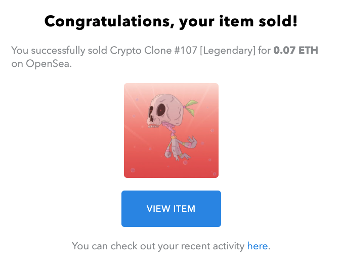 CryptoClones's tweet photo. Shout out to @almostfancy! Thanks so much for your support. You're killing it as always! 🥺🙌 https://t.co/ZyWIjfhw7K
