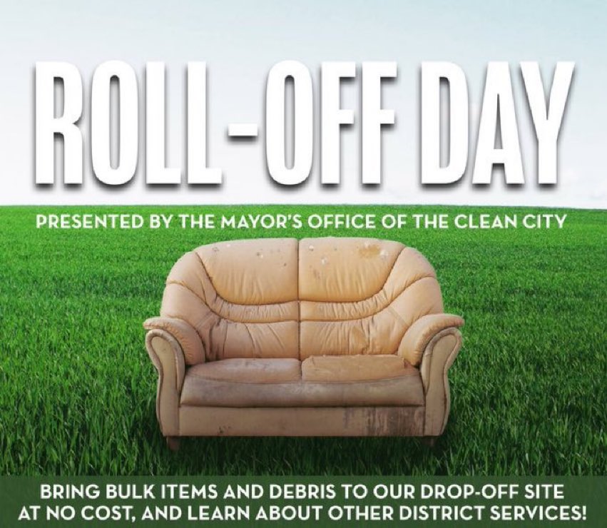 We aren’t just collecting your junk on Saturday; we’re doing a community cleanup too! Join us at 11 (or anytime!) at <a href="/HDCookeES/">H.D. Cooke ES #DCPSatHome</a> (Mozart side) to clean up litter around the Adams Morgan/Reed-Cooke neighborhood. We’ll provide the supplies and the #trashfreedc spirit!