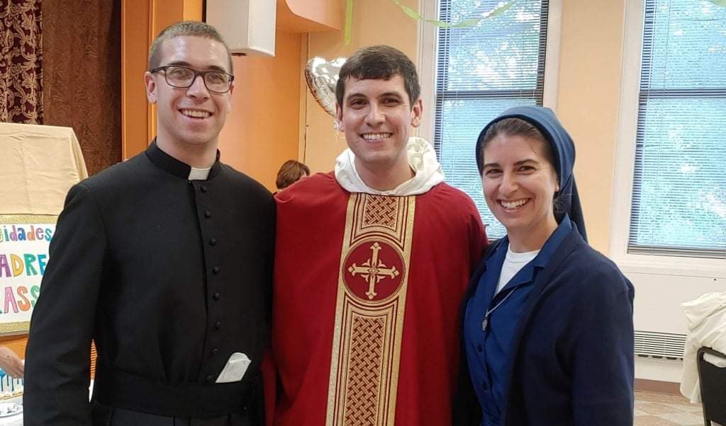 What a blessing! Two priests and a nun from the same family.