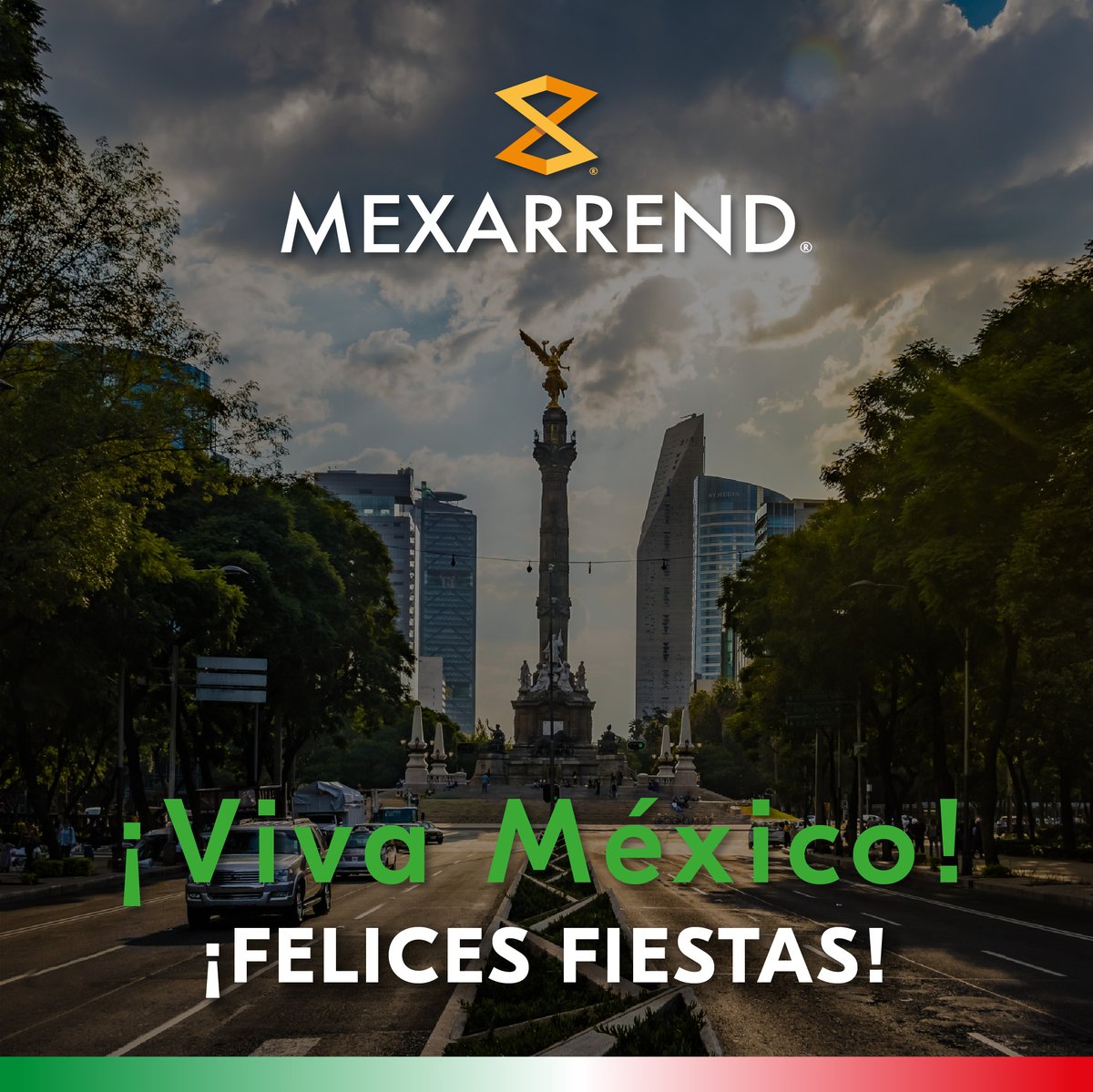 En Mexarrend todo los días celebramos ser una empresa 100% Mexicana que ayuda a otras empresas a cumplir sus sueños ¡Felices fiestas!