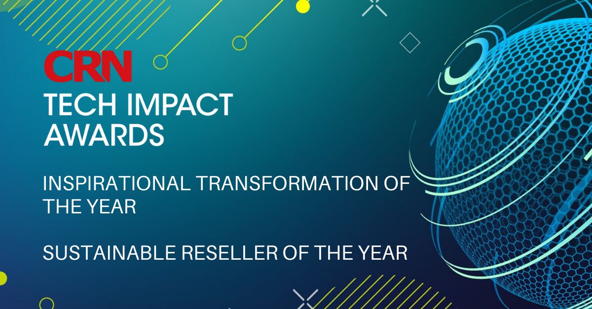 softcat's tweet image. We are thrilled to have won Inspirational Transformation of the Year &amp;amp; Sustainable Reseller of the Year at the #CRNTechImpact awards. As a business we are passionate about driving change within our business &amp;amp; the industry &amp;amp; feel honoured to have been recognised in this way.