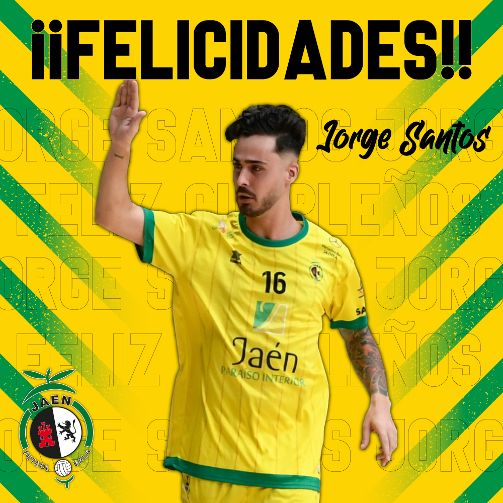 🎂 ¡𝐅𝐄𝐋𝐈𝐂𝐈𝐃𝐀𝐃𝐄𝐒 <a href="/cuellisantos/">jorge santos</a>! #SomosJaén💛