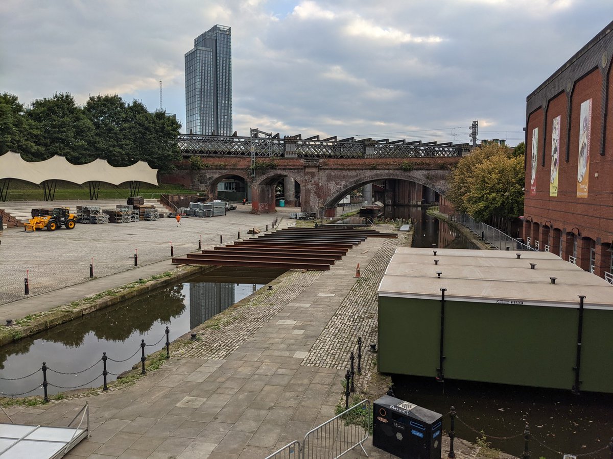 CastlefieldBowl's tweet photo. Stage is taking shape 😄😆 #sotc21 https://t.co/9sb0l8R6C8