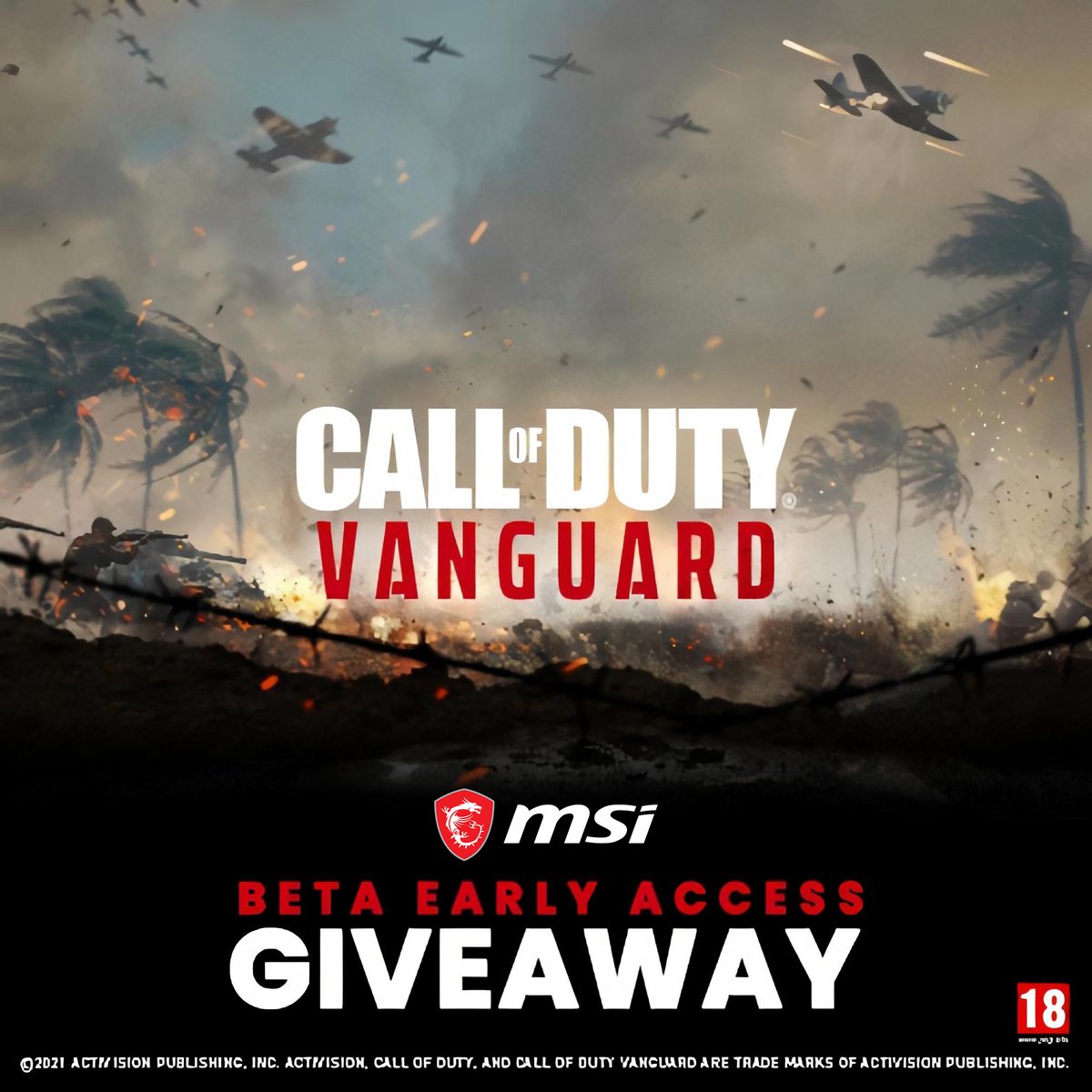 Halla! Lyst på BETA KEY til Call of Duty: Vanguard? 😊 MSI teamer opp med oss på stream i dag for et lass med keys til valgfri plattform! 🔥 #msi #rtx