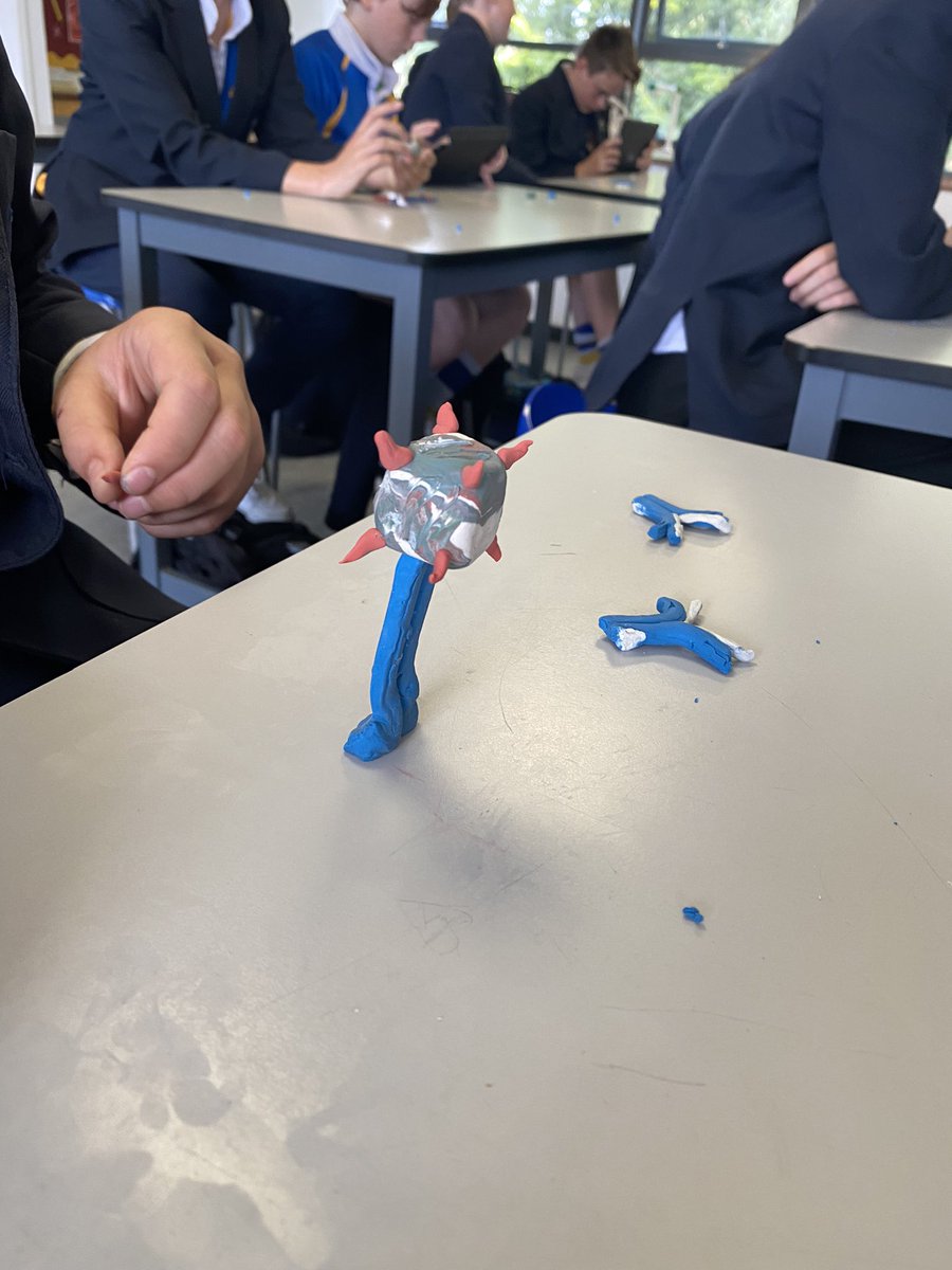 It was great to be part of a classroom full to the brim of <a href="/verulamstemclub/">VerulamStem</a> students today! @MsHowells_Chem introduced how Covid 19 attacks the body and the boys replicated it in model form, ably assisted by <a href="/Verulam6thForm/">Verulam Sixth Form</a>. Brilliant results <a href="/verulamschool/">Verulam School</a> #VerulamForLife