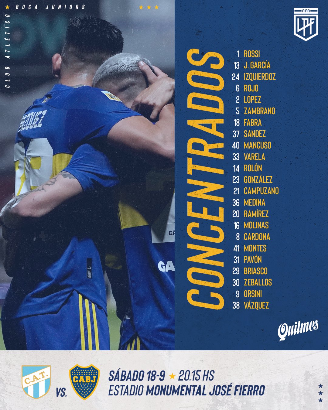 ¿Quién usa la 14 en Boca Juniors