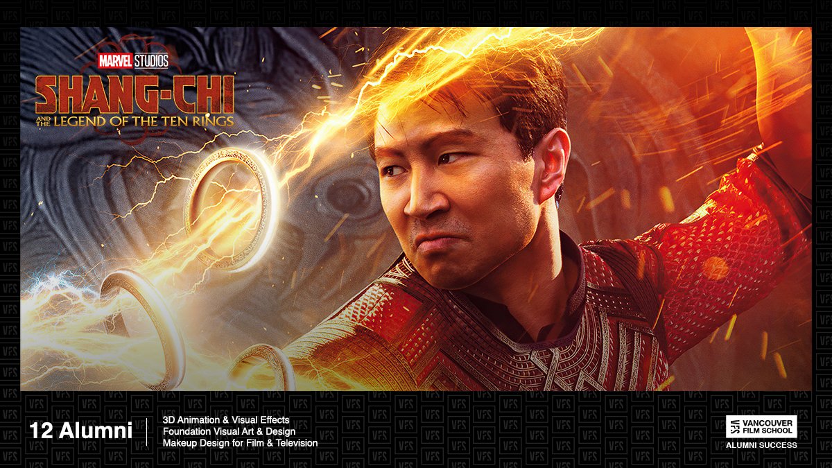 vfs's tweet photo. Huge congratulations to our 12 #VFSalumni who helped contribute to the groundbreaking success of Shang-Chi and the Legend of the Ten Rings! 
 
#WhyVFS #VFS3D #VFSmakeupdesign #VFSfoundation https://t.co/oHfIBZ2M1V