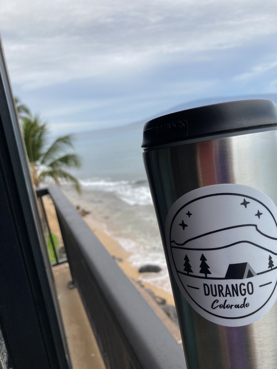 Coffee on Maui this morning. @VisitDurango #LetsDurango