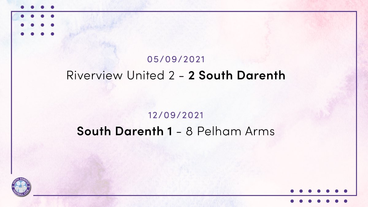 The social media team has been late to the party this season, Darenth have played two games and currently sit 6th in the table. We go again this Sunday! ⚽️ #SDFC