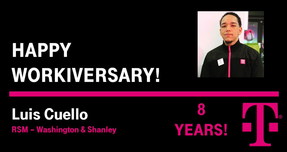belsky1127's tweet photo. Wanted to celebrate a couple great leaders celebrating Magentaversaries! @MoMoneyBonds &amp; @FTbone52 Celebrating 6 &amp; 8 Years being #ALLIN with the #UNCARRIER ! Much Love &amp; We are lucky to have you both! Thanks! https://t.co/BJZiafJPgB