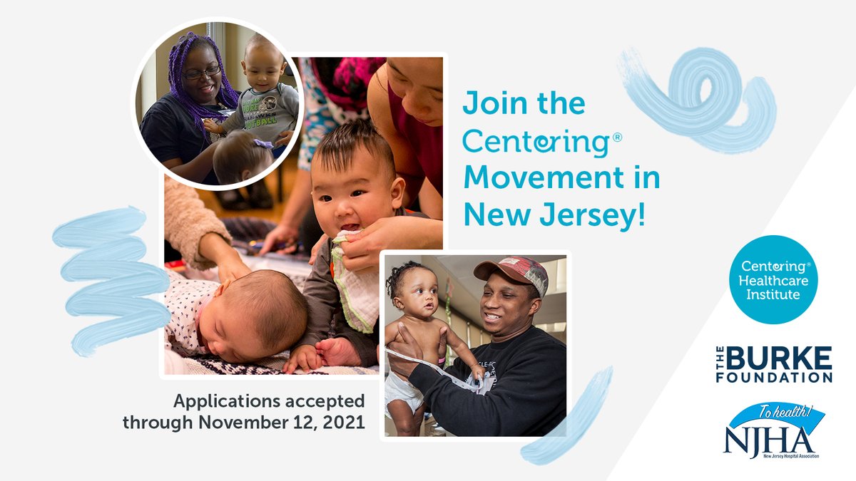 TurrellFund's tweet image. .@CenteringHealth offers innovative prenatal &amp;amp; pediatric models of group care to improve family &amp;amp; child health outcomes. Apply for funding to start Centering at your #NJ health center or hospital (due by 11/21/21): bit.ly/3k0qXCK
#NurtureNJ #Resilience #ERH