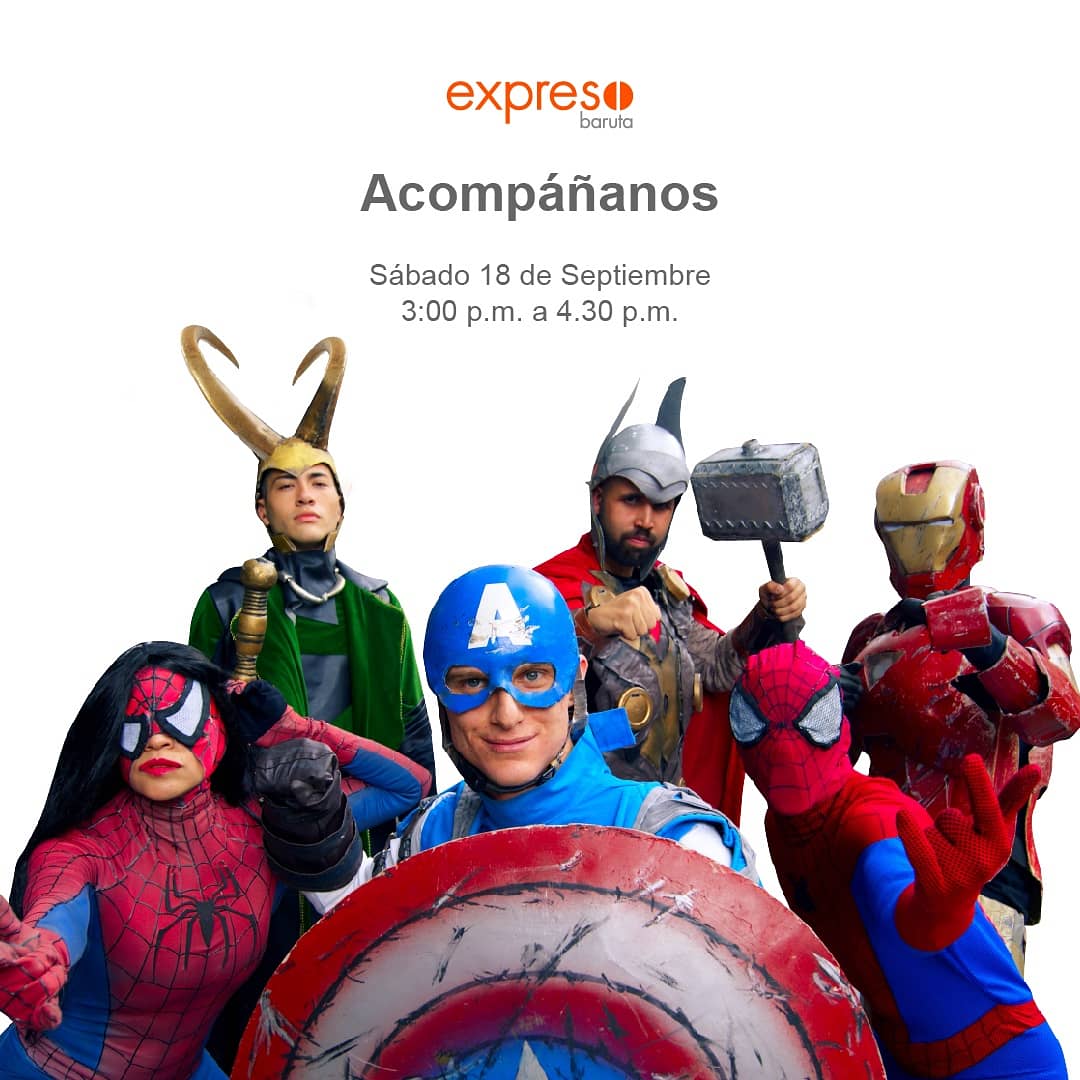 CentrosExpreso's tweet photo. Este fin de semana tenemos para ti en:
📍Expreso Baruta
Honda Experience
Sábado 18 desde las 9:00 a.m. hasta las 6:00 p.m.
Avengers
Sábado 18 desde 3:00 p.m. hasta las 4:30 p.m.
¡Visítanos!
Centros Expreso #UnLugarParaTi🧡
#ExpresoBaruta
#ExpresoExperience https://t.co/dS9QcoWnUh
