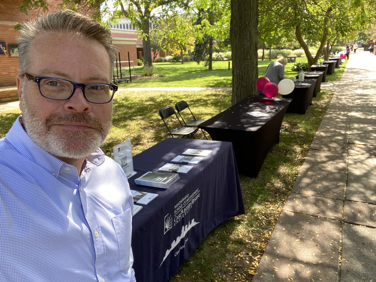 BrockCSchroeder's tweet photo. I’m looking forward awesome students @almacollege to join our graduate programs @caseweatherhead @cwru https://t.co/2mpWrXRZLN