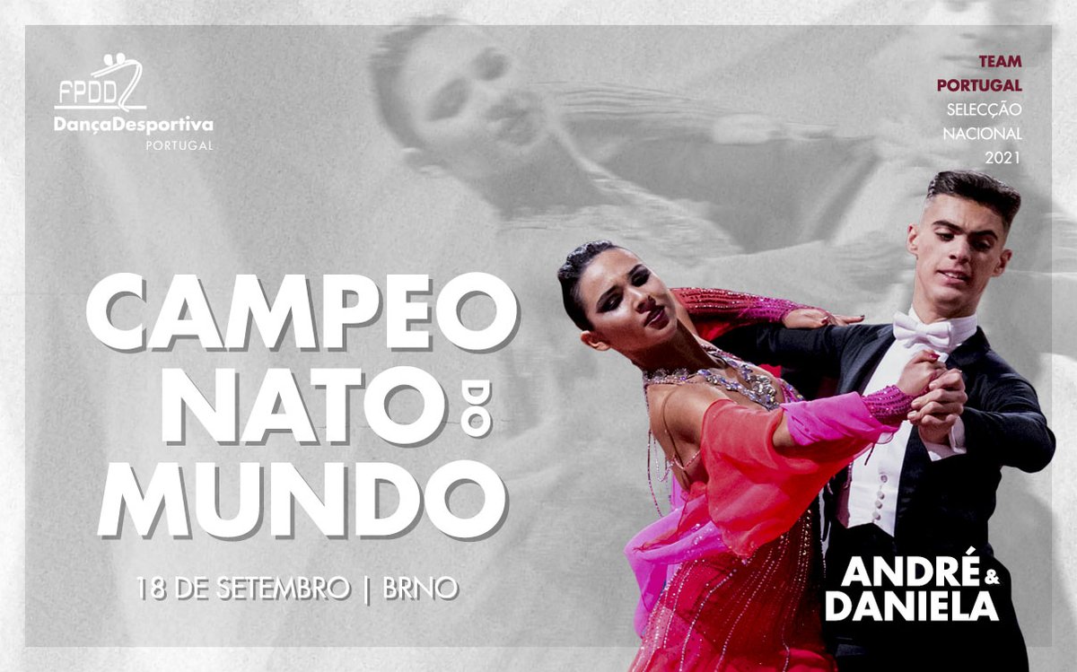 fpdd_oficial's tweet photo. Realiza-se no próximo dia, 18 de Setembro de 2021, em Brno, República Checa, o Campeonato do Mundo, WDSF World Championship Standard Adult.

Nomeado pela FPDD, o par André Viana e Daniela Marreiros, são um dos pares que irá representar Portugal neste importante evento desportivo. https://t.co/SjYkZUKJHt