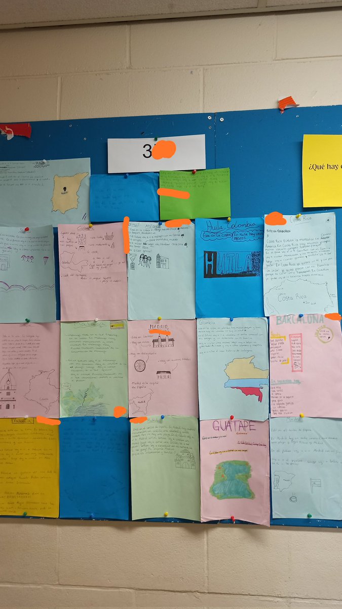 mr_sisdeli's tweet photo. S3 Spanish practicing their writing skills about places in town and the "near future". ¿Qué hay en estas ciudades? @MonifiethHigh https://t.co/wzsbNWrwet