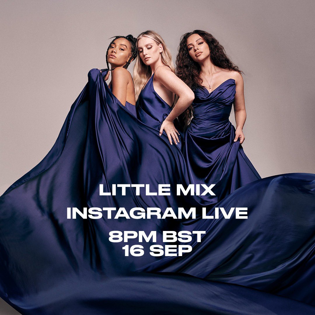 LittleMix's tweet photo. We're going live on Instagram tonight at 8pm BST 💐 See all you gorgey huns there x https://t.co/b2iLZTynE2