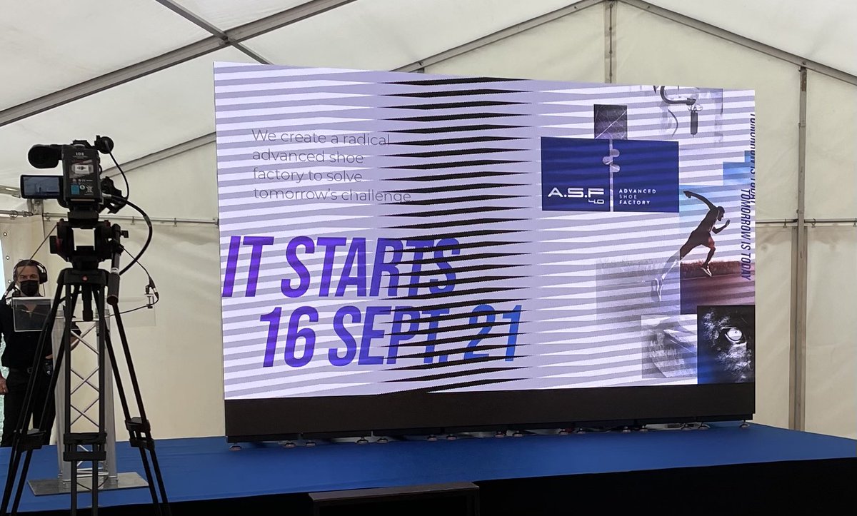 Inauguration d’ASF 4.0, première usine automatisée de chaussures de sport en France #chamatex #siemens #salomon #millet #babolat #cuirîvest #bpi #innovation