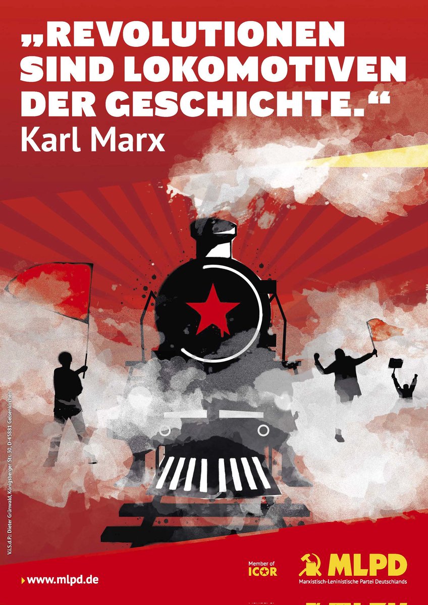 TassiloTimm's tweet photo. "Revolutionen sind Lokomotiven der Geschichte"

Karl Marx

#ZeigtHerEureLieblingszitate trendet https://t.co/rsSV6MNlZe