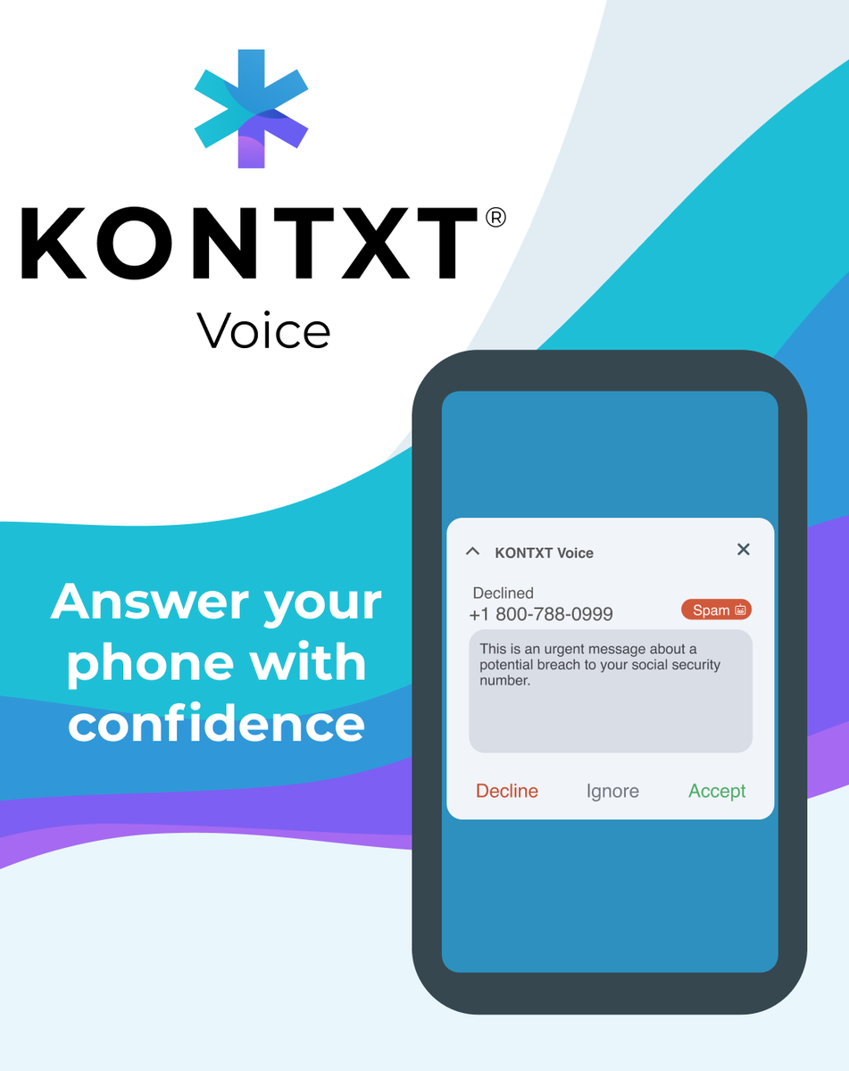 KONTXT Voice, by @KONTXT from RealNetworks, is a robocall blocking and call screening App that is now available in the Google Play Store. 

play.google.com/store/apps/det…
