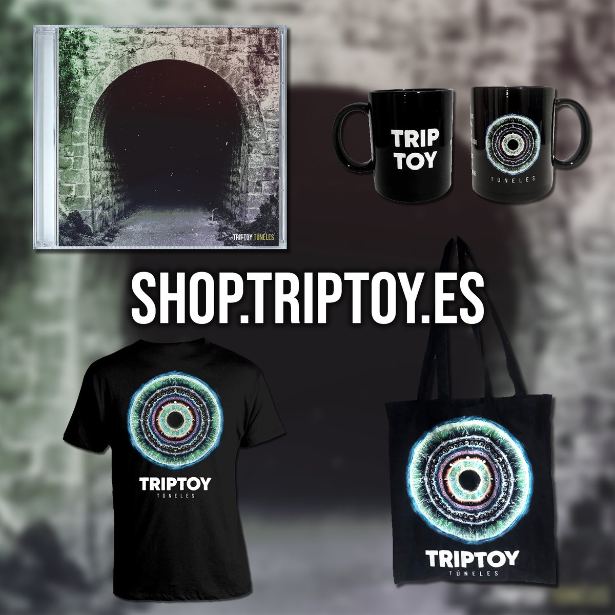 ¡¡HABEMUS TIENDA!!

Hoy abrimos la nueva tienda online de Triptoy, en la que podréis reservar el CD y merchandising de 'Túneles', con distintos packs a precio reducido por tiempo limitado ¡Tendréis vuestro pedido para la publicación del disco!

¡Haced ya vuestra reserva! 🤘🤘