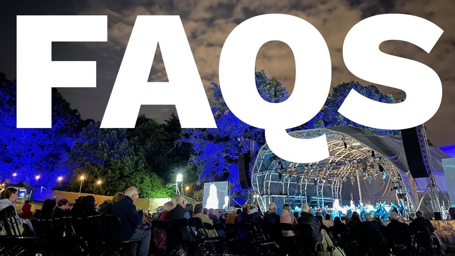 Park Trust’s answers to Frequently Asked Questions on Wireless Festival