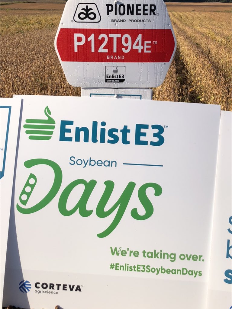 The chatter continues. The excitement is building for these fabulous @EnlistOnline soybeans #enliste3soybeandays @CortevaCA https://t.co/c5KkVl1ev6