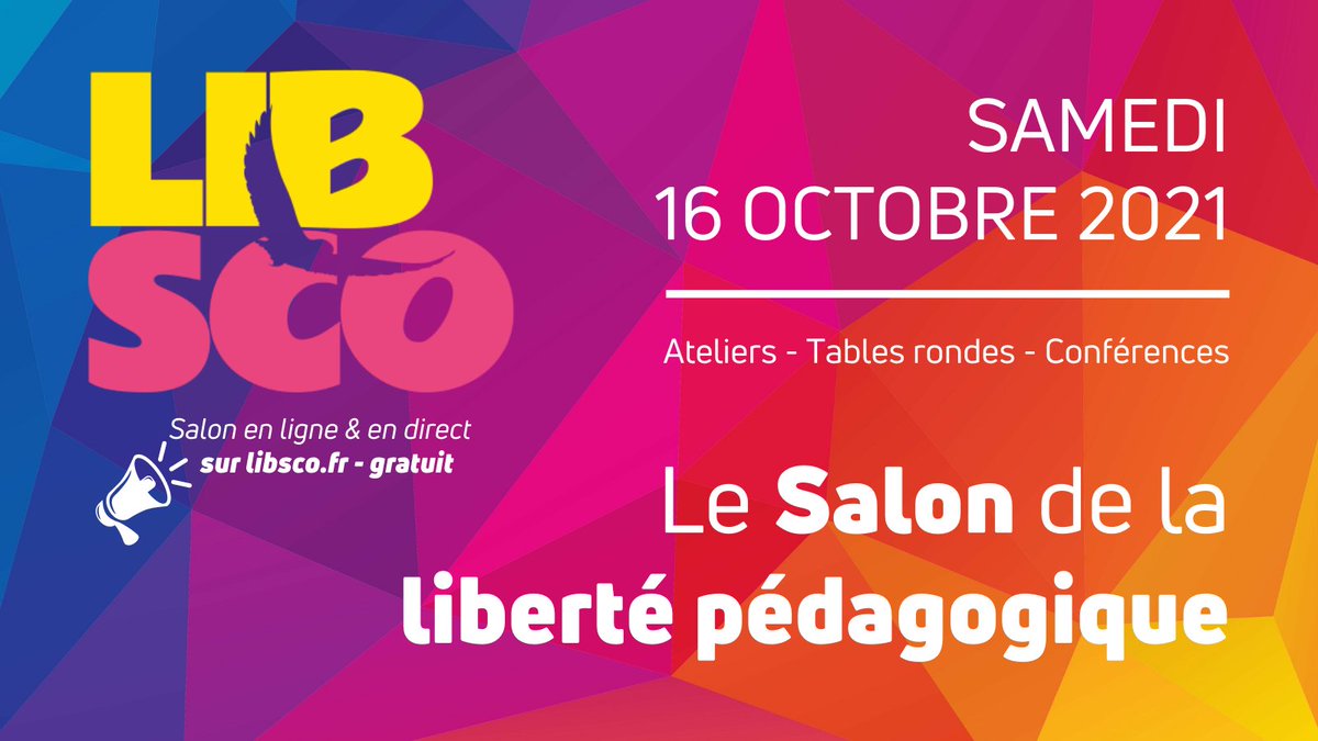 FondationEcole's tweet photo. M-1 ! #LIBSCO a lieu le 16 octobre !
Pour les parents et les professionnels de l'#éducation : #enseignants, pédagogues, créateurs d'école, directeurs, #éducateurs...
Découvrez la programmation sur https://t.co/8320I3prCv !
#salon #education #libertepedagogique #liberteeducative https://t.co/XlCMNeJBVs