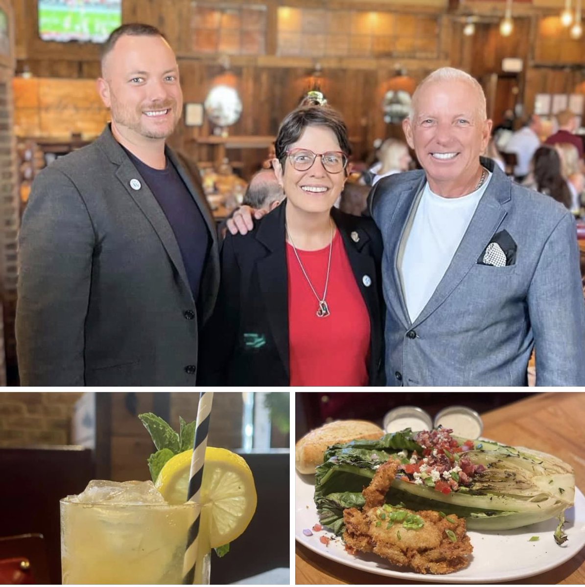 WinnettRx's tweet photo. Just a little @DineOut4Life lunch w/ @VisitLEX @LexingtonKyGov  @MayorGorton &amp; @timburchamCFRE. Thxs Mayor 4 supporting @AVOLKY’s effort 2 end HIV in KY! Thxs @CarsonsLex 4 donating a % of sales 2day 2 AVOL #DineOutEndHIV #DineOutGiveBack #AVOLKY #AVOLforKY #DineOutLex #Lexington https://t.co/6O4rGOEH3B