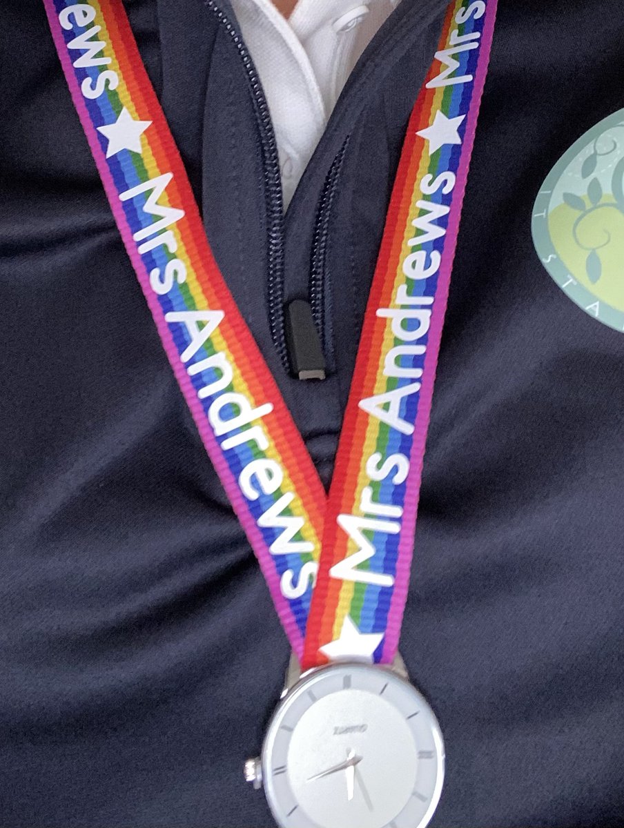 Today felt like an early Christmas. Our new Staff PE kit arrived (as modelled by our team) and I was gifted a new lanyard from a child in my class so everyone ( including myself) can remember my new name!