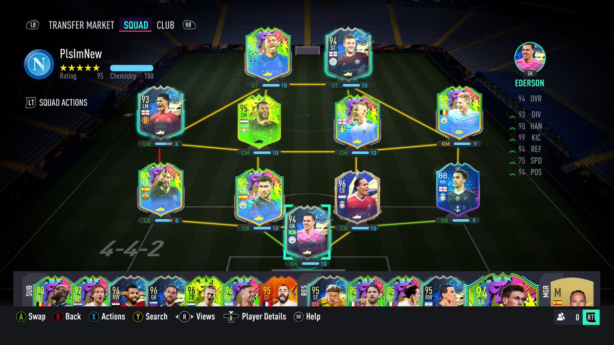 auerli's tweet image. rate my starter team i started playing 12 hours ago