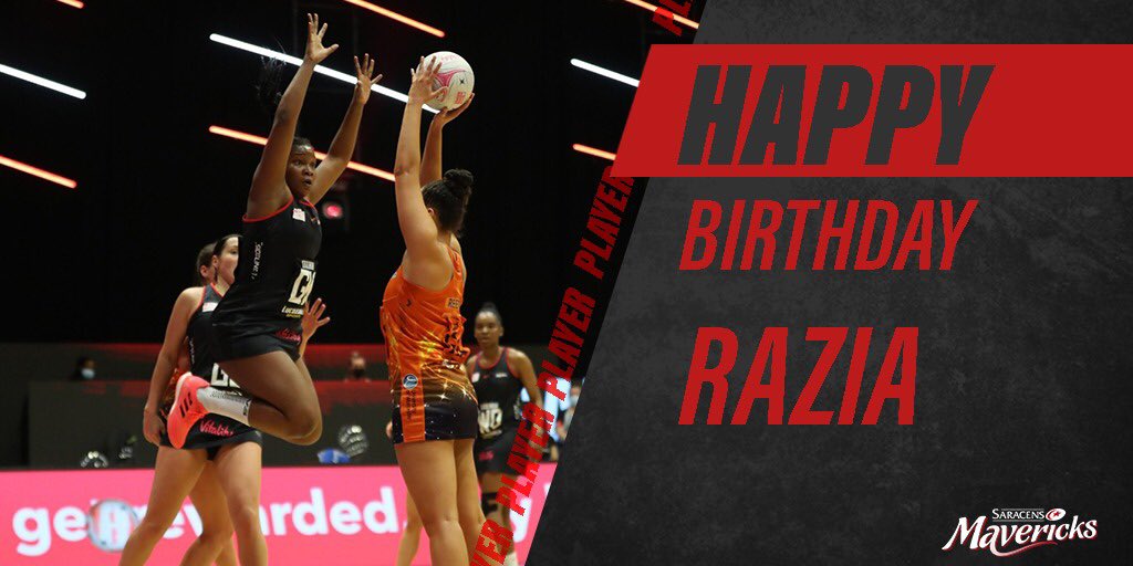 Happy birthday to our incredible goal keeper <a href="/R_Quashie_/">Razia Quashie</a> 🥳

We hope you have a lovely day and get everything you wish for 🎂

#BeAMaverick❤️🖤