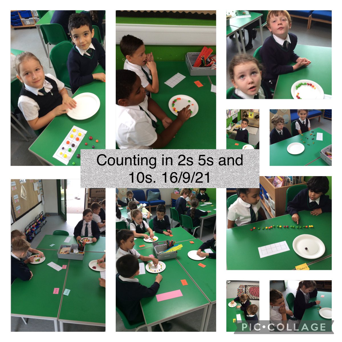 What a sweet maths lesson, exploring counting in 2s, 5s and 10s! Yum! <a href="/limetreepa/">Lime Tree Academy</a>